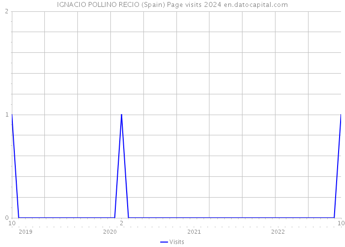 IGNACIO POLLINO RECIO (Spain) Page visits 2024 