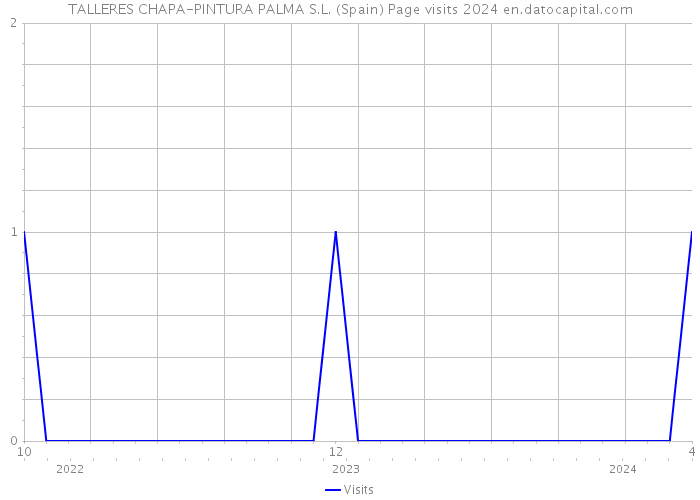 TALLERES CHAPA-PINTURA PALMA S.L. (Spain) Page visits 2024 