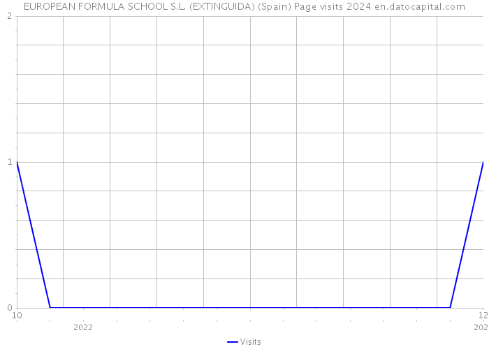 EUROPEAN FORMULA SCHOOL S.L. (EXTINGUIDA) (Spain) Page visits 2024 