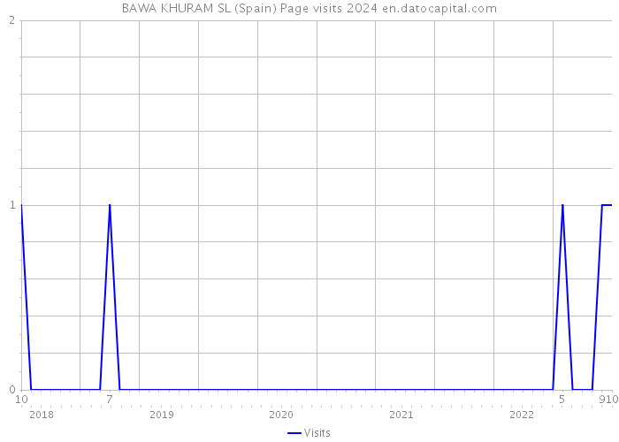 BAWA KHURAM SL (Spain) Page visits 2024 