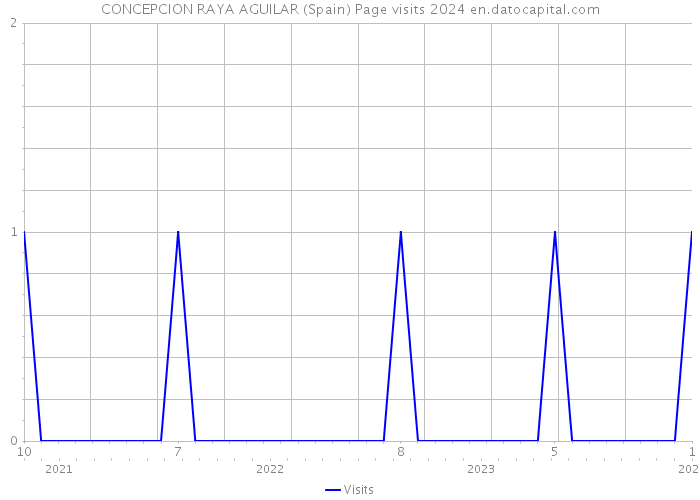 CONCEPCION RAYA AGUILAR (Spain) Page visits 2024 