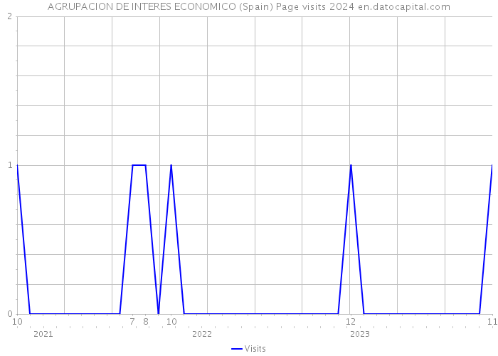 AGRUPACION DE INTERES ECONOMICO (Spain) Page visits 2024 