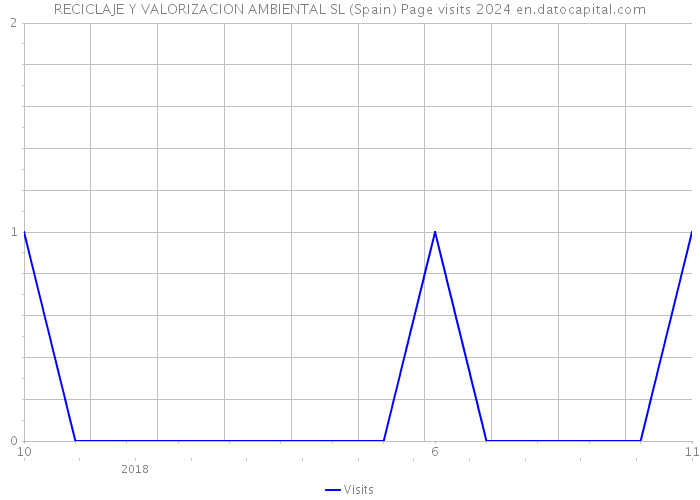 RECICLAJE Y VALORIZACION AMBIENTAL SL (Spain) Page visits 2024 