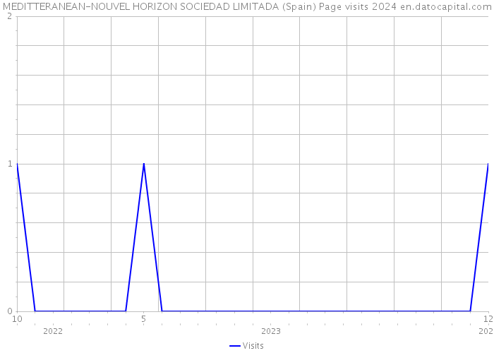 MEDITTERANEAN-NOUVEL HORIZON SOCIEDAD LIMITADA (Spain) Page visits 2024 
