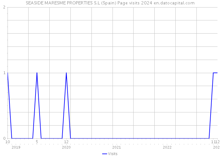 SEASIDE MARESME PROPERTIES S.L (Spain) Page visits 2024 