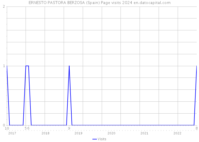 ERNESTO PASTORA BERZOSA (Spain) Page visits 2024 