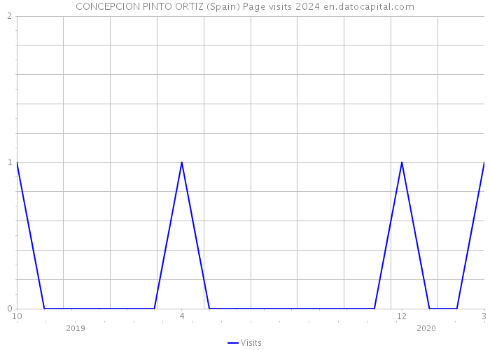 CONCEPCION PINTO ORTIZ (Spain) Page visits 2024 