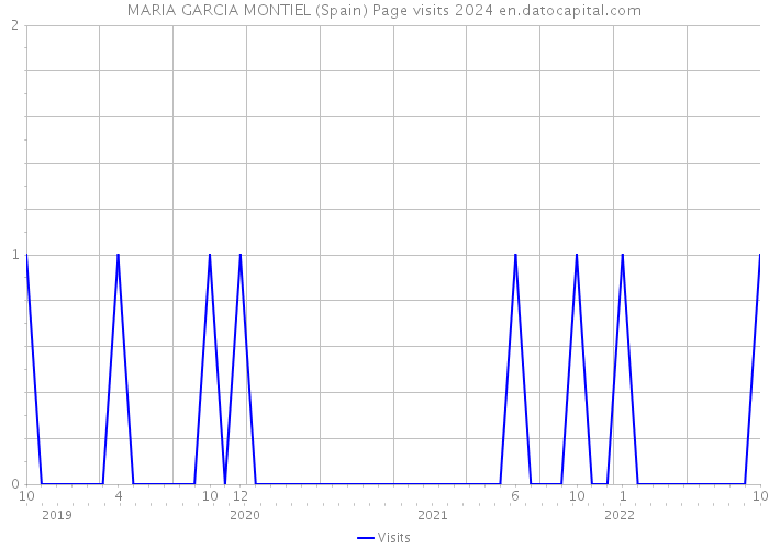 MARIA GARCIA MONTIEL (Spain) Page visits 2024 