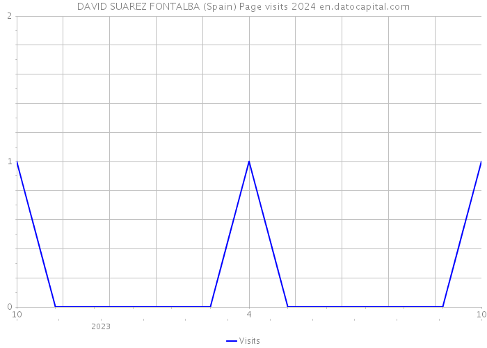 DAVID SUAREZ FONTALBA (Spain) Page visits 2024 
