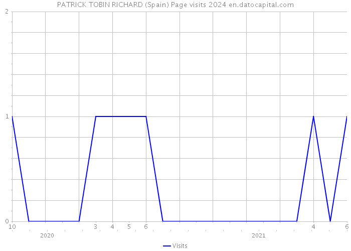 PATRICK TOBIN RICHARD (Spain) Page visits 2024 