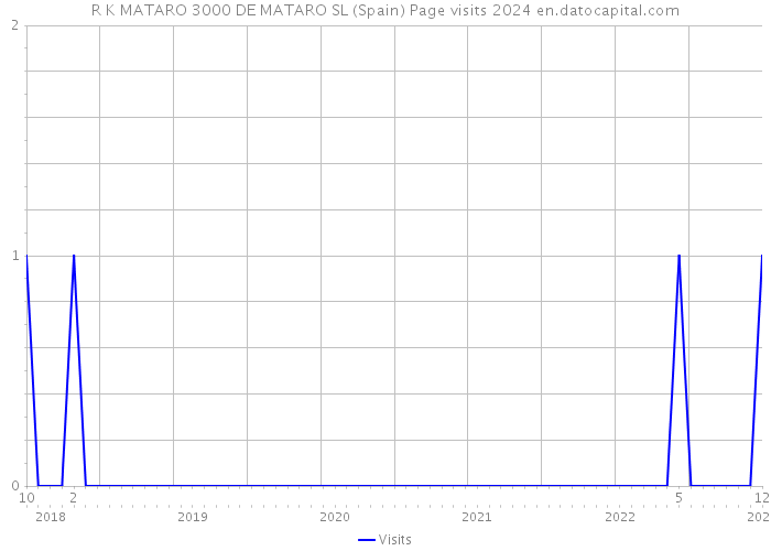 R K MATARO 3000 DE MATARO SL (Spain) Page visits 2024 