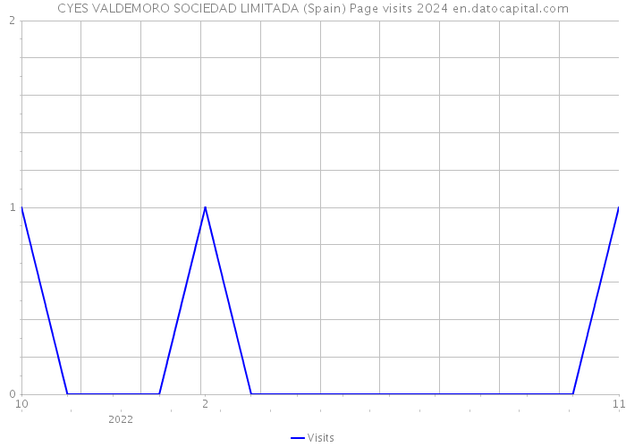 CYES VALDEMORO SOCIEDAD LIMITADA (Spain) Page visits 2024 