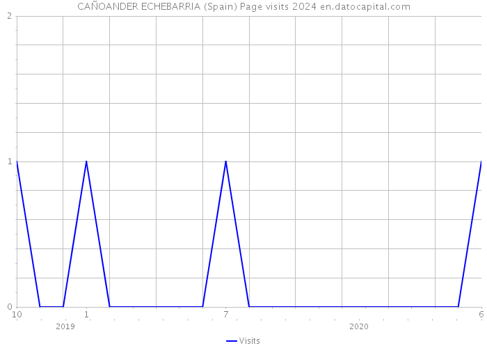 CAÑOANDER ECHEBARRIA (Spain) Page visits 2024 