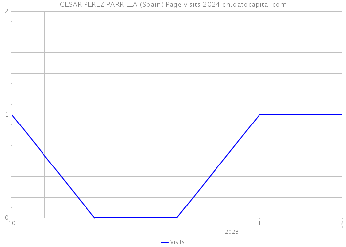 CESAR PEREZ PARRILLA (Spain) Page visits 2024 