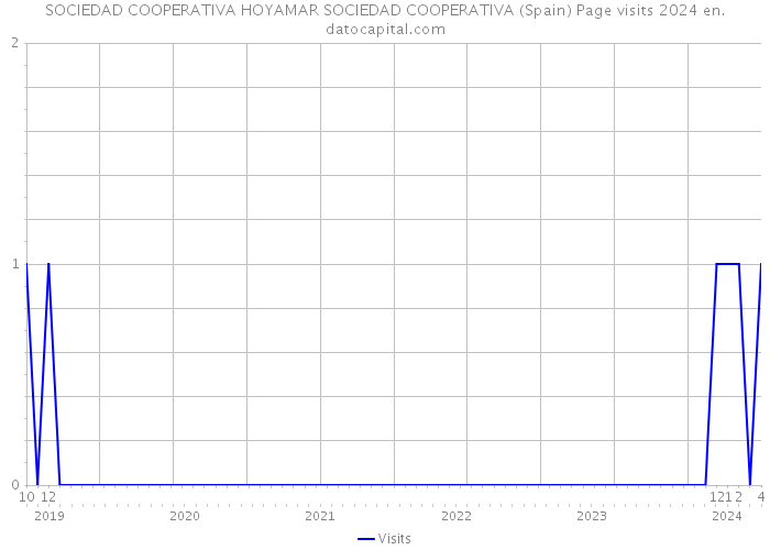 SOCIEDAD COOPERATIVA HOYAMAR SOCIEDAD COOPERATIVA (Spain) Page visits 2024 