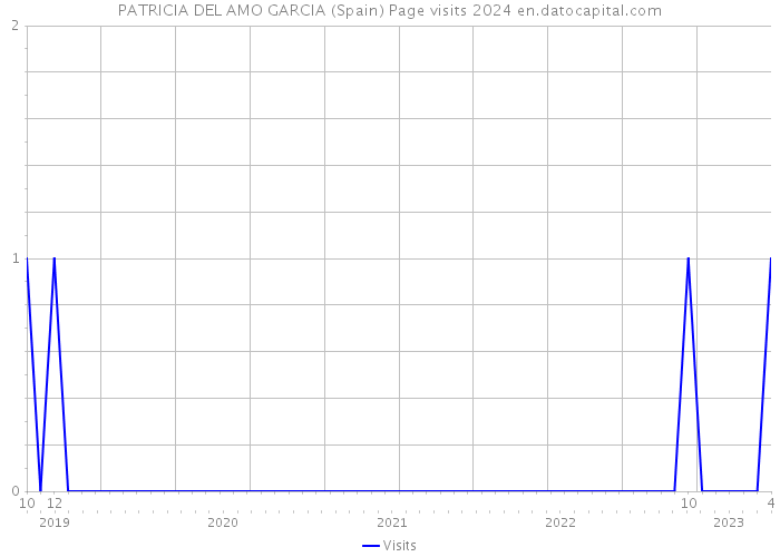 PATRICIA DEL AMO GARCIA (Spain) Page visits 2024 