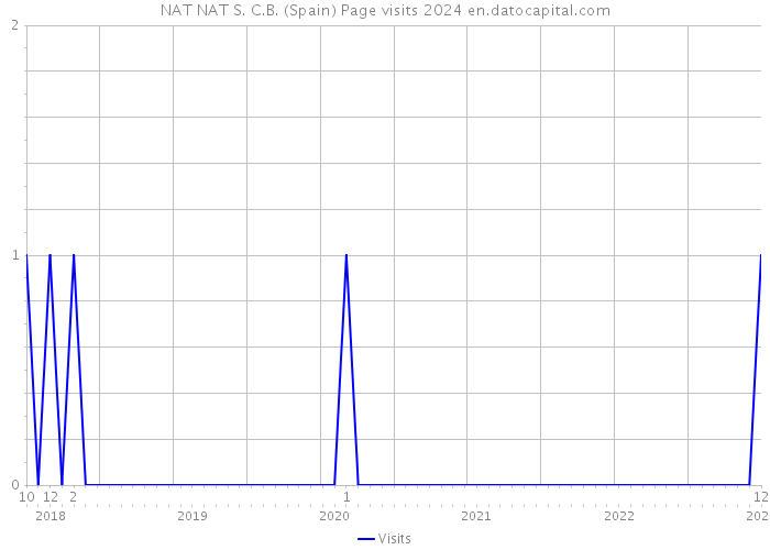 NAT NAT S. C.B. (Spain) Page visits 2024 