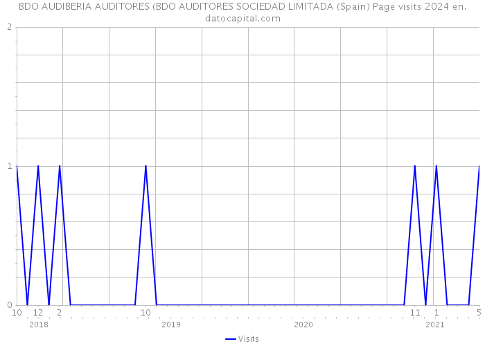 BDO AUDIBERIA AUDITORES (BDO AUDITORES SOCIEDAD LIMITADA (Spain) Page visits 2024 