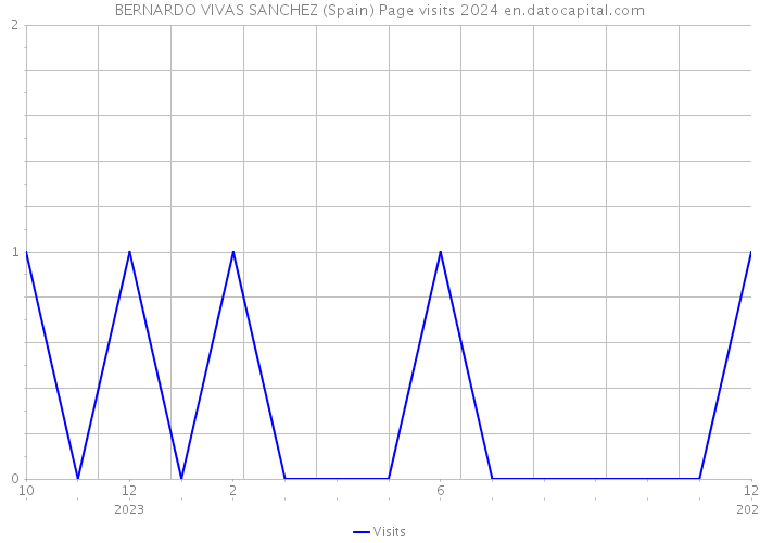BERNARDO VIVAS SANCHEZ (Spain) Page visits 2024 