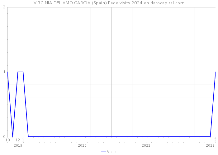VIRGINIA DEL AMO GARCIA (Spain) Page visits 2024 
