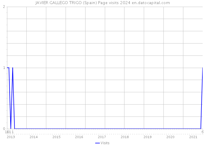 JAVIER GALLEGO TRIGO (Spain) Page visits 2024 