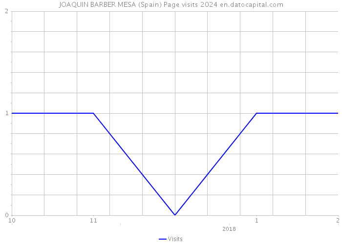 JOAQUIN BARBER MESA (Spain) Page visits 2024 