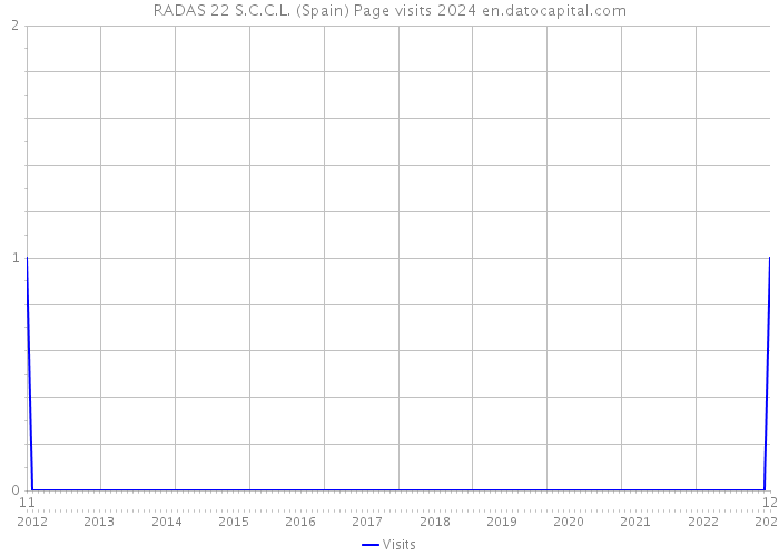 RADAS 22 S.C.C.L. (Spain) Page visits 2024 