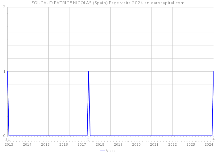 FOUCAUD PATRICE NICOLAS (Spain) Page visits 2024 