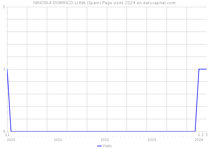 NINOSKA DOMINGO LUNA (Spain) Page visits 2024 