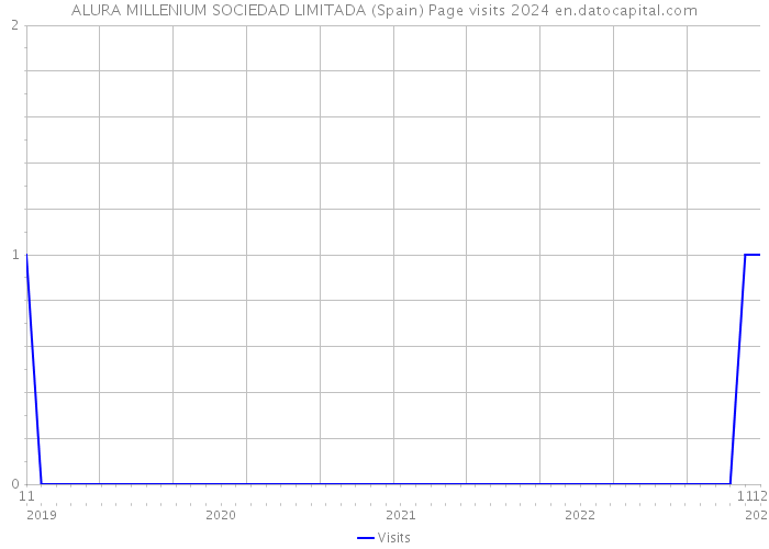 ALURA MILLENIUM SOCIEDAD LIMITADA (Spain) Page visits 2024 