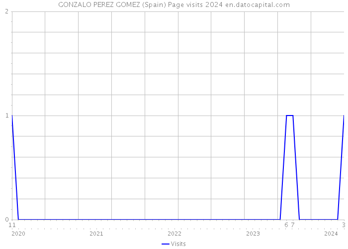 GONZALO PEREZ GOMEZ (Spain) Page visits 2024 