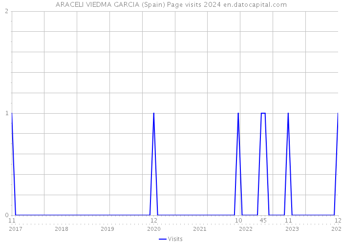 ARACELI VIEDMA GARCIA (Spain) Page visits 2024 