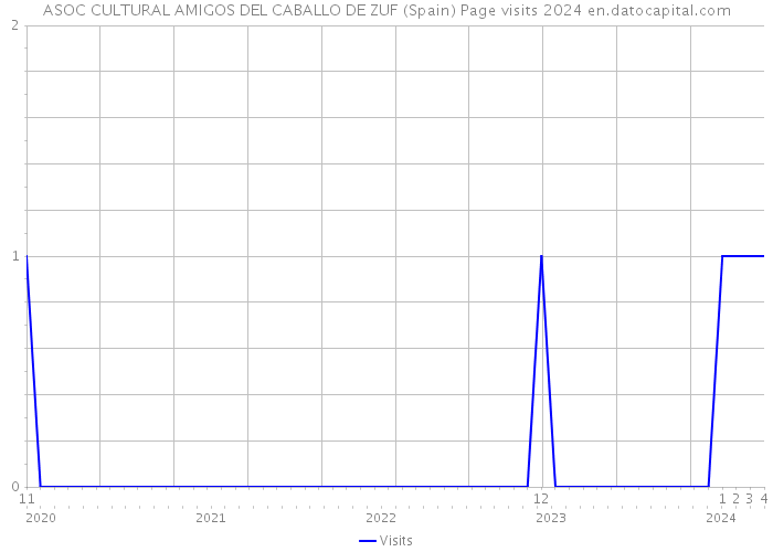ASOC CULTURAL AMIGOS DEL CABALLO DE ZUF (Spain) Page visits 2024 