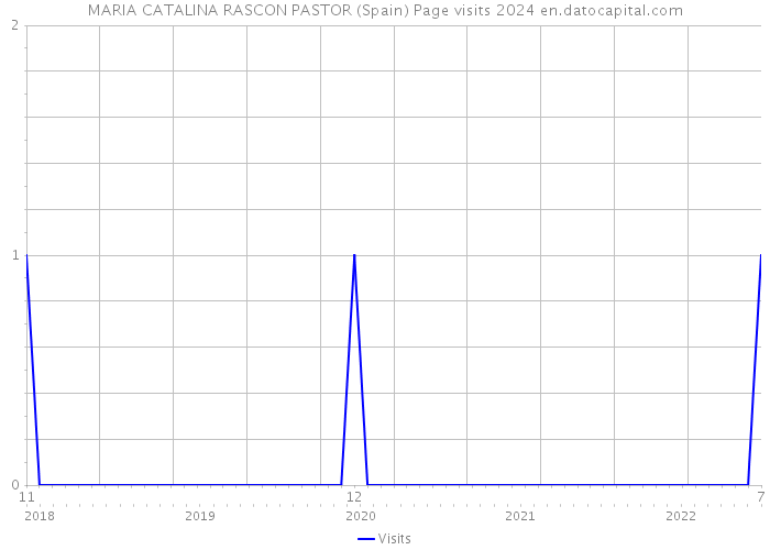 MARIA CATALINA RASCON PASTOR (Spain) Page visits 2024 