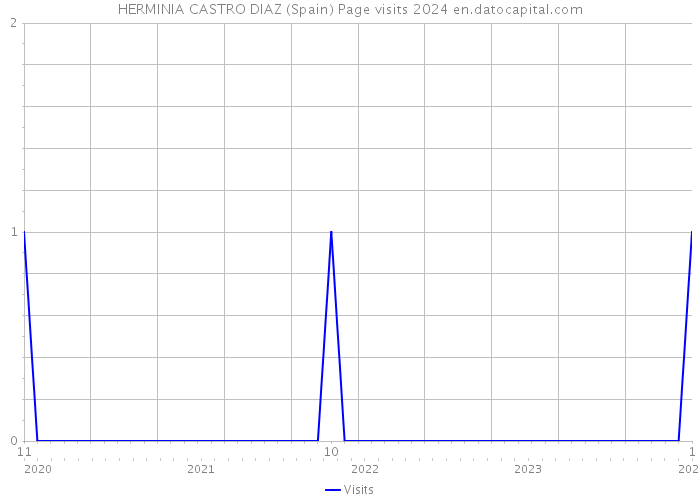 HERMINIA CASTRO DIAZ (Spain) Page visits 2024 