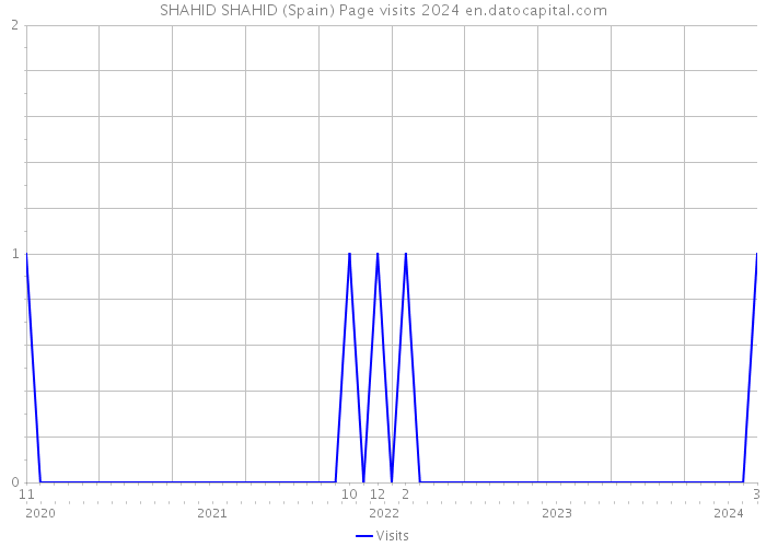 SHAHID SHAHID (Spain) Page visits 2024 