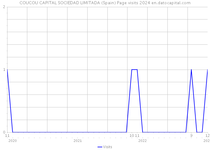 COUCOU CAPITAL SOCIEDAD LIMITADA (Spain) Page visits 2024 