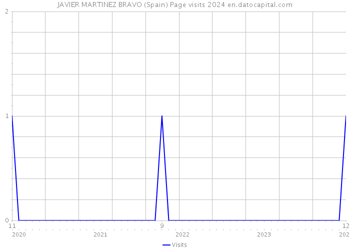 JAVIER MARTINEZ BRAVO (Spain) Page visits 2024 