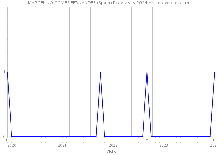 MARCELINO GOMES FERNANDES (Spain) Page visits 2024 