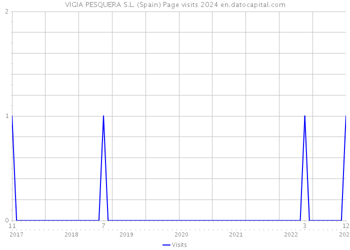 VIGIA PESQUERA S.L. (Spain) Page visits 2024 