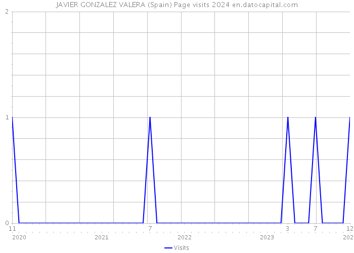 JAVIER GONZALEZ VALERA (Spain) Page visits 2024 