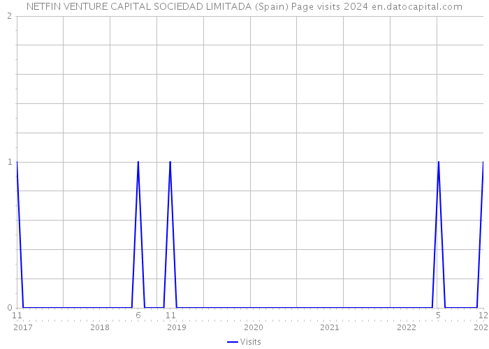 NETFIN VENTURE CAPITAL SOCIEDAD LIMITADA (Spain) Page visits 2024 