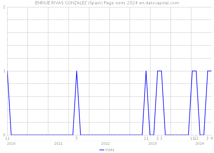 ENRIUE RIVAS GONZALEZ (Spain) Page visits 2024 