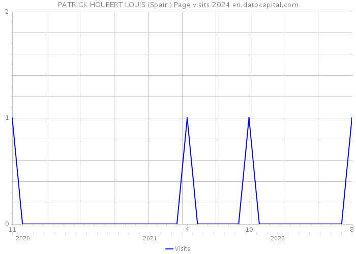 PATRICK HOUBERT LOUIS (Spain) Page visits 2024 
