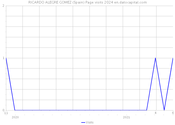 RICARDO ALEGRE GOMEZ (Spain) Page visits 2024 