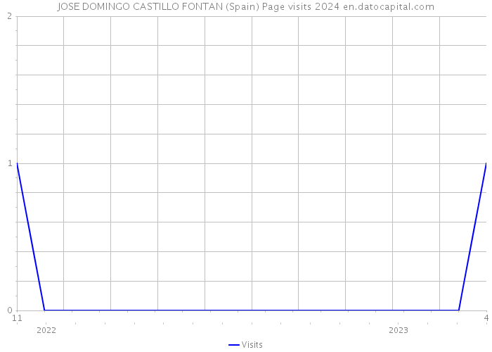 JOSE DOMINGO CASTILLO FONTAN (Spain) Page visits 2024 