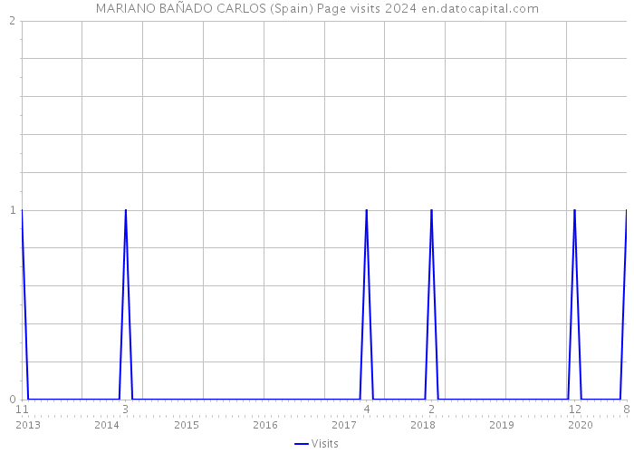 MARIANO BAÑADO CARLOS (Spain) Page visits 2024 