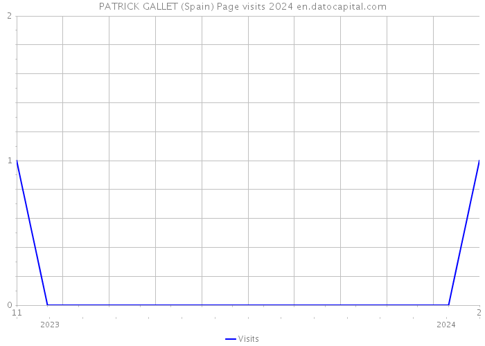 PATRICK GALLET (Spain) Page visits 2024 