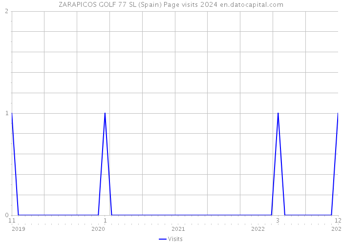 ZARAPICOS GOLF 77 SL (Spain) Page visits 2024 