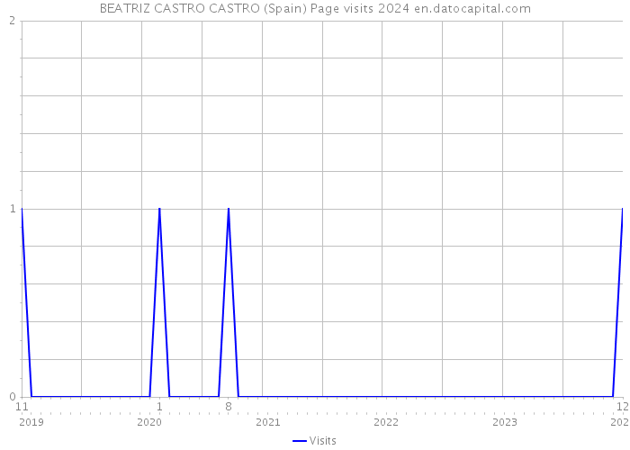BEATRIZ CASTRO CASTRO (Spain) Page visits 2024 